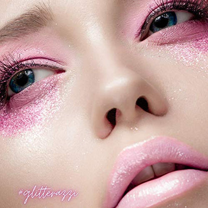 Doll Face Lip Gloss | Glitterazzi Liquid Lip Bling | Topping Glitter with a Glossy Shine for Lips | Sheer Finish | Cruelty-Free | ICE