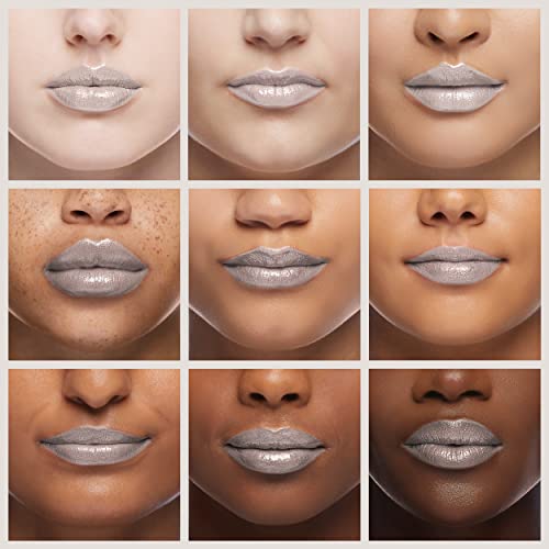 Doll Face Lip Gloss | Glitterazzi Liquid Lip Bling | Topping Glitter with a Glossy Shine for Lips | Sheer Finish | Cruelty-Free | Platinum