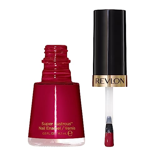Revlon Super Lustrous Nail Polish, Chip-Resistant & Longwear Formula, High Shine Finish, 730 Valentine, 0.5 fl oz