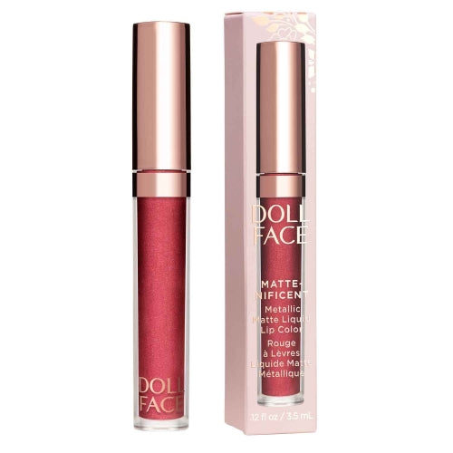 Doll Face, Matte-nificent Metallic Liquid Lip Color Far Out, 0.12 Ounce