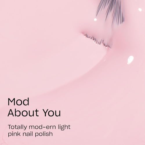OPI Nail Lacquer Mod About You | Opaque Soft Pink Crème Chip Resistant Nail Polish | Fast Drying, Streak Free