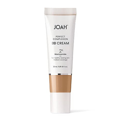 JOAH Beauty Perfect Complexion BB Cream with Hyaluronic Acid and Niaciminade,Korean Makeup with Medium Buildable Coverage,Evens Skin Tone Lightweight Semi Matte Finish Medium with Neutral Undertones