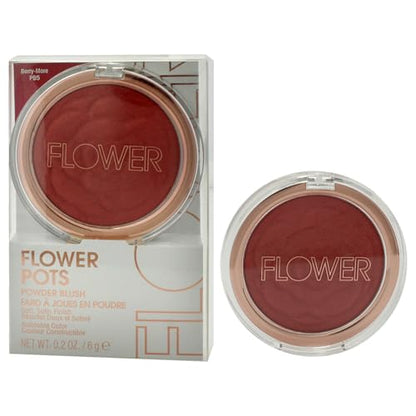 FLOWER BEAUTY Flower Pots Powder Blush- Berry-More, 1 ea