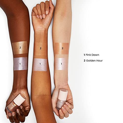 JOAH Liquid Rays Highlighter, Highlight Stick for Face Contour & Shimmer, Glow Illuminator, Korean Makeup, Buildable, Long Lasting, Cruelty Free Formula, Easy Applicator, Golden Hour