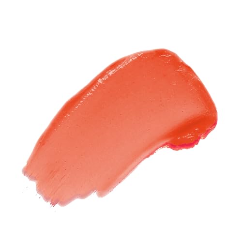 FLOWER BEAUTY By Drew Barrymore Lip & Cheek Gel Crush - Cream Blush and Lips Tint in One Portable Multistick - Hydrating Burst of Color - (Citrus Crush)