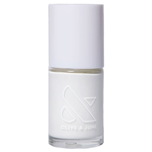 Olive & June Long Lasting Nail Polish | Plump, Gel-Like Finish No Lamp Needed | Lasts up to 10 days | Salon-Quality Color at Home | 15-Free, Vegan & Cruelty-Free Chip-Resistant Shine | HD Crisp White
