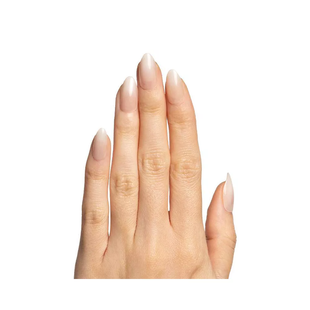 Olive & June Press-On Fake Nails - Minimalist - Medium Almond - Milky Syrup Gradient - 42ct