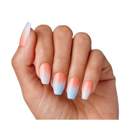 KISS imPRESS Design Press on Nails, Soiree, Multicolor, Medium Coffin, 30 Count