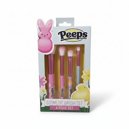 Peeps Cosmetic Brush Set, 4 piece Set, 2025,  New In Box