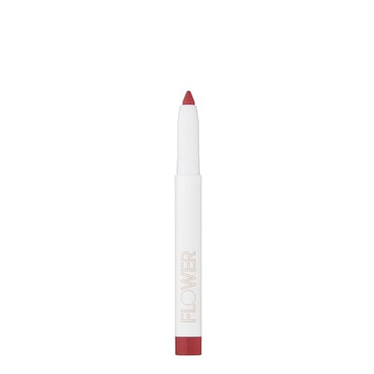 FLOWER BEAUTY By Drew Barrymore Scribble Stick Lip Liner + Eyeliner - Smooth Application + Blendable - 2-in-1 Lip + Eye Liner (Sherbert)