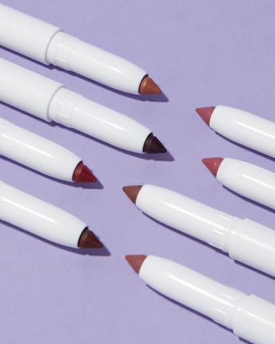 FLOWER BEAUTY By Drew Barrymore Scribble Stick Lip Liner + Eyeliner - Smooth Application + Blendable - 2-in-1 Lip + Eye Liner (Sherbert)