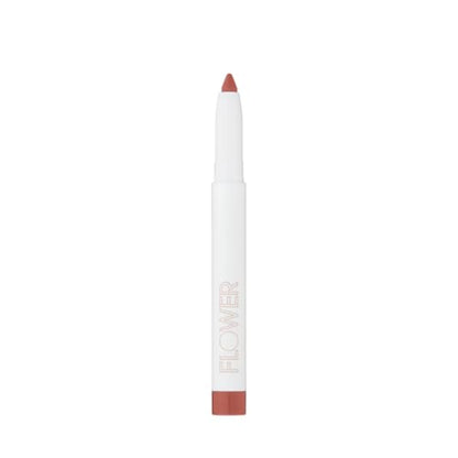 FLOWER BEAUTY By Drew Barrymore Scribble Stick Lip Liner + Eyeliner - Smooth Application + Blendable - 2-in-1 Lip + Eye Liner (Tickle Me Pink)