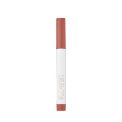 FLOWER BEAUTY By Drew Barrymore Scribble Stick Lip Liner + Eyeliner - Smooth Application + Blendable - 2-in-1 Lip + Eye Liner (Tickle Me Pink)