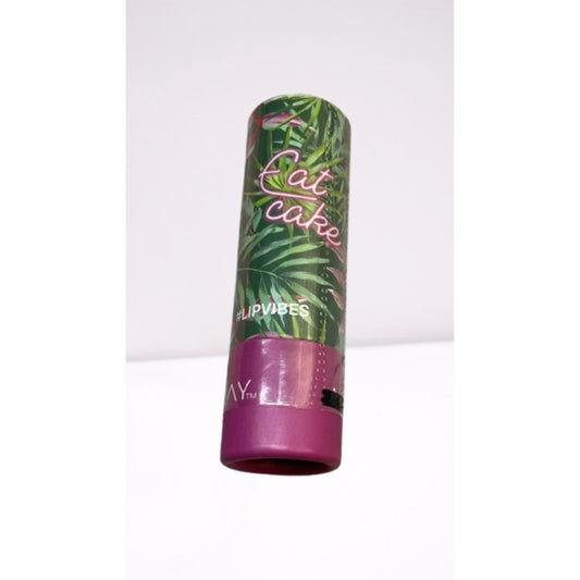 Almay Lip Vibes Lipstick with Vitamin E Oil & Shea Butter, Matte Finish, Hypoallergenic, Eat Cake, 0.14 Oz