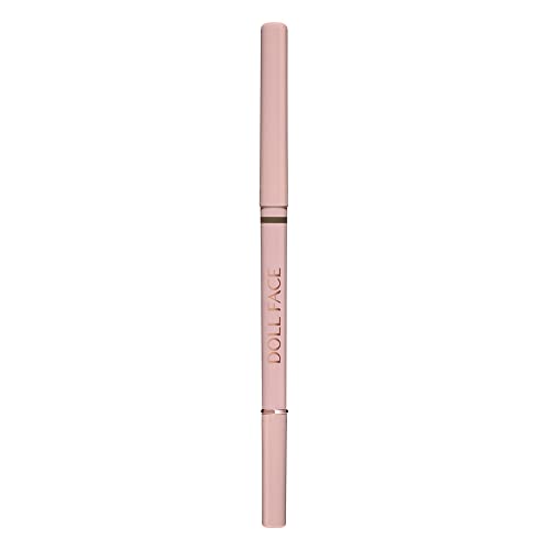 Doll Face, The Sculptress Brow Pencil, Deep Brown - 0.012 Ounce