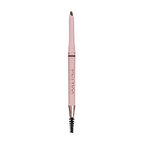 Doll Face, The Sculptress Brow Pencil, Deep Brown - 0.012 Ounce