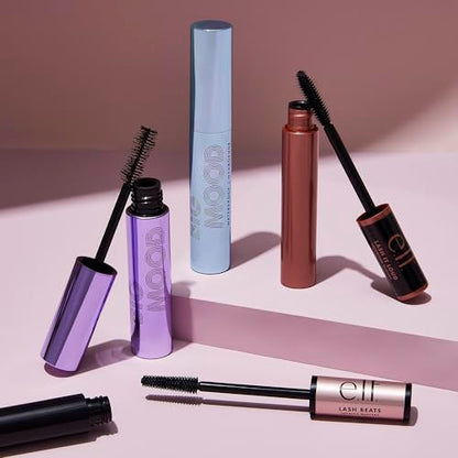 e.l.f. Lash It Loud Mascara, Volumizing Formula for Mega Volume Lashes, Creates Fuller & Bolder Eyelashes, Intensely Pigmented, Deep Brown, 0.23 Oz