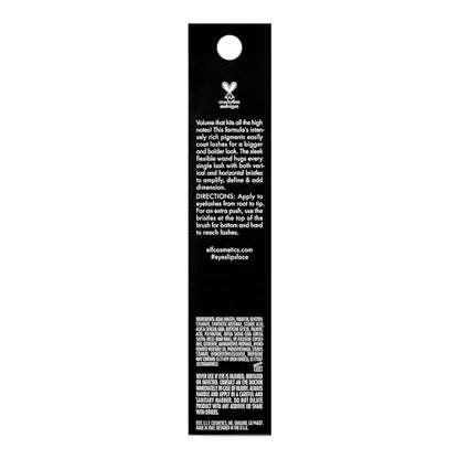 e.l.f. Lash It Loud Mascara, Volumizing Formula for Mega Volume Lashes, Creates Fuller & Bolder Eyelashes, Intensely Pigmented, Deep Brown, 0.23 Oz