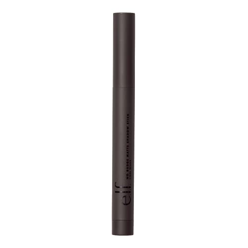 e.l.f. No Budge Matte Shadow Stick, One-Swipe Cream Eyeshadow Stick, Long-Wear & Crease Resistant, Matte Finish, Vegan & Cruelty-Free, Cool Beans 2 Pack