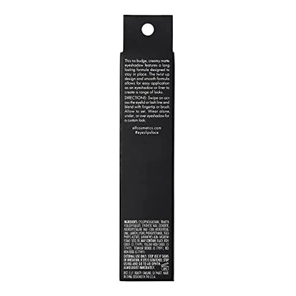 e.l.f. No Budge Matte Shadow Stick, One-Swipe Cream Eyeshadow Stick, Long-Wear & Crease Resistant, Matte Finish, Vegan & Cruelty-Free, Cool Beans 2 Pack