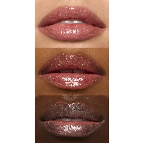 e.l.f. Glow Reviver Lip Oil, Nourishing and Hydrating with High-Shine Glimmer Finish & Sheer Wash Of Color, Minty Scent, Non-Sticky, Vegan & Cruelty-free, Princess Cut