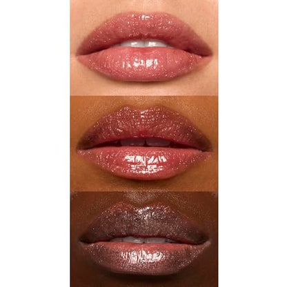 e.l.f. Glow Reviver Lip Oil, Nourishing and Hydrating with High-Shine Glimmer Finish & Sheer Wash Of Color, Minty Scent, Non-Sticky, Vegan & Cruelty-free, Princess Cut