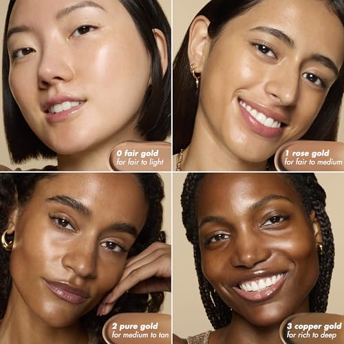 e.l.f. SKIN Bronzing Drops, Liquid Bronzer For Face & Skin, Creates A Sun-Kissed Glow, Infused With Vitamin E, Vegan & Cruelty-Free, Pure Gold