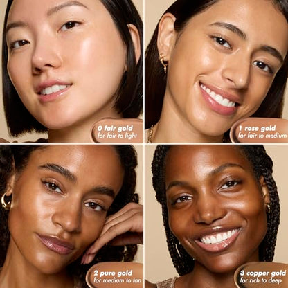 e.l.f. SKIN Bronzing Drops, Liquid Bronzer For Face & Skin, Creates A Sun-Kissed Glow, Infused With Vitamin E, Vegan & Cruelty-Free, Pure Gold