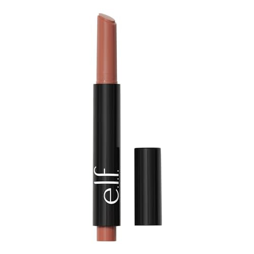 e.l.f. Pout Clout Lip Plumping Pen, Nourishing Lip Balm For Sheer Color & Shine, Plumps & Moisturizes, Vegan & Cruelty-Free, Toasted