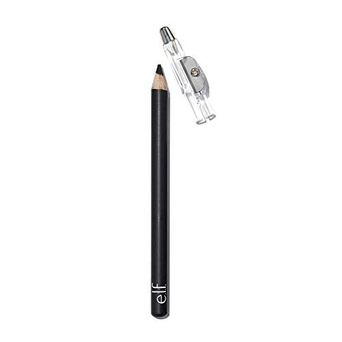 e.l.f. Satin Eyeliner Pencil, Smooth Glide Eyeliner For A Satin Finish, Includes A Built-In Sharpener, Vegan & Cruelty-Free, Black - 2 Pack