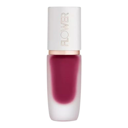 FLOWER BEAUTY By Drew Barrymore Perfect Pout Lip Color - Soft Matte Finish - Liquid Lipstick - Comfortable + Lightweight Feel (Garnet)