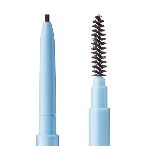 JOAH Dual-Ended Eyebrow Pencil - Brow Down To Me Ultra-FIne Tip Precision Brow Pencil with Built-In Spoolie Brush for Flawless Brows, Smudge-Proof, Water-Resistant, Soft Brown