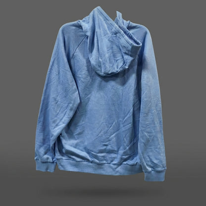 Under Armour Hoodie Mens Rival Fleece Pullover 1379758 Logo Blue - Size XL