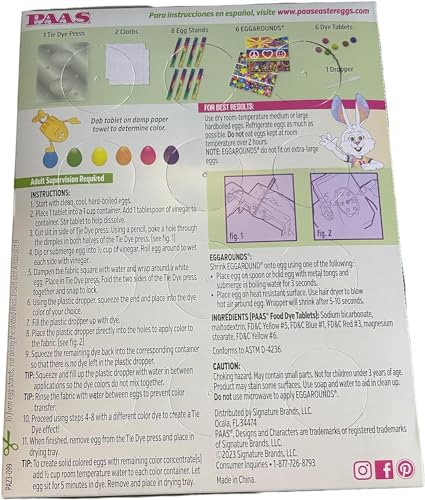 PAAS Tie Dye Easter Egg Decorating Kit - America's Favorite Easter Tradition
