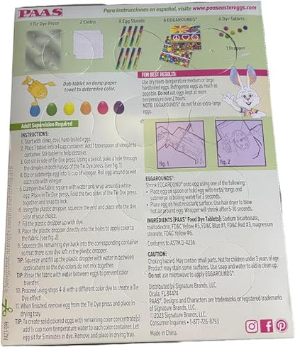 PAAS Tie Dye Easter Egg Decorating Kit - America's Favorite Easter Tradition