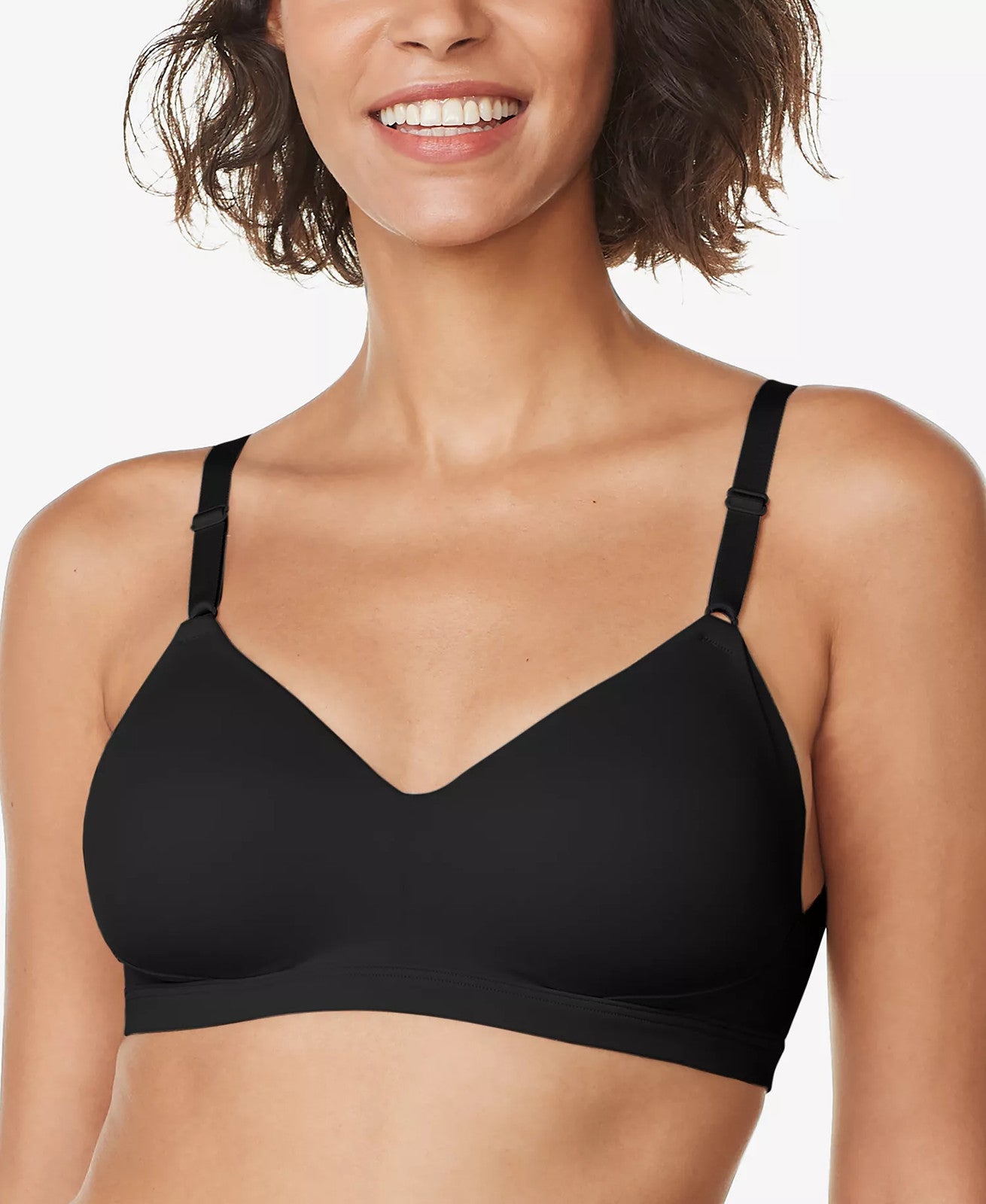 NWOT Warner's Women's L No Side Effects Back Smoothing Lift T-Shirt Bra RN2231A