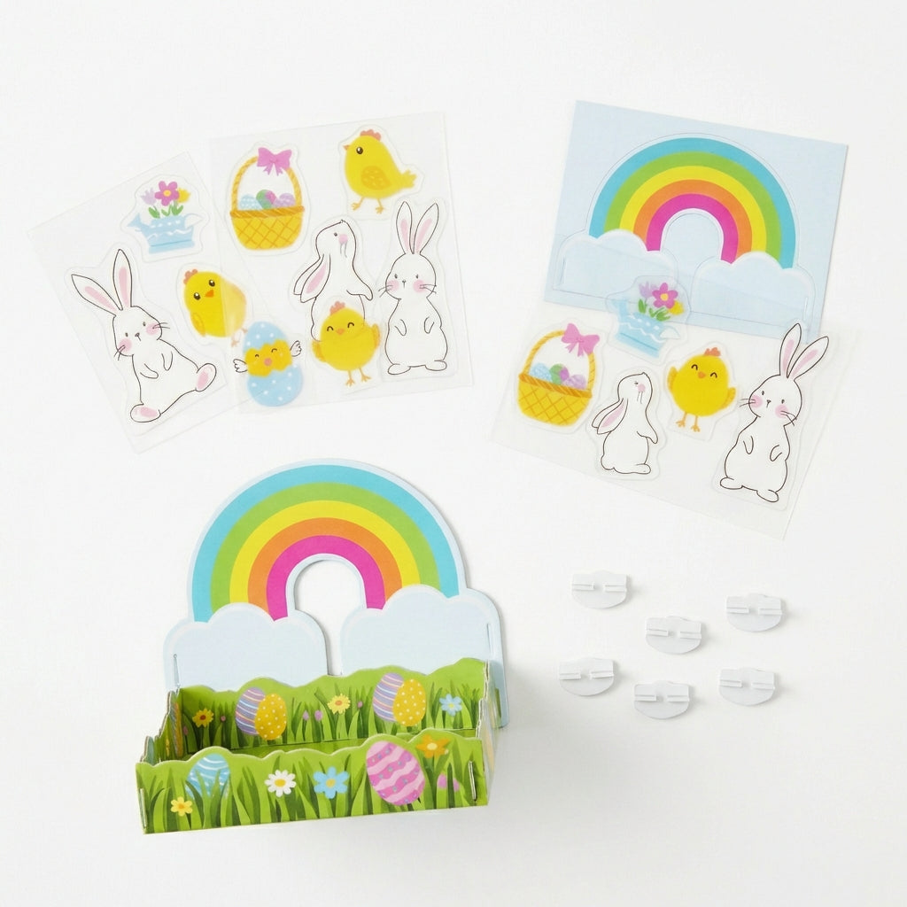 Cottondale Shrinky Dinks Easter Shrink & Play Craft Kit 9 Figures & Playscene