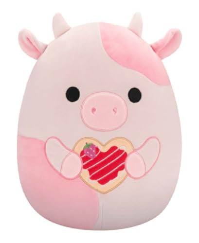 Squishmallows Original Reshma 12 Inch Valentine Squad Plush - Collectible Soft & Squishy Mini Stuffed Animal Toy - Add to Your Squad - Gift for Kids, Girls & Boys