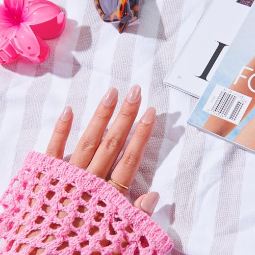 KISS imPRESS Press On Nails, ‘My Go To’, Magnetic, Short Oval, No Glue Needed, Up to 10-Day Hold, Chip-Resistant, Easy Peel & Press, Includes 30 Fake Nails, Prep Pad, Mini Nail File & Manicure Stick