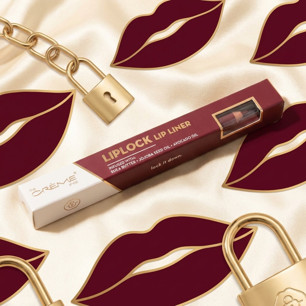 The Crème Shop Liplock Pencil Lip Liner Wine Not - Presentation May Vary
