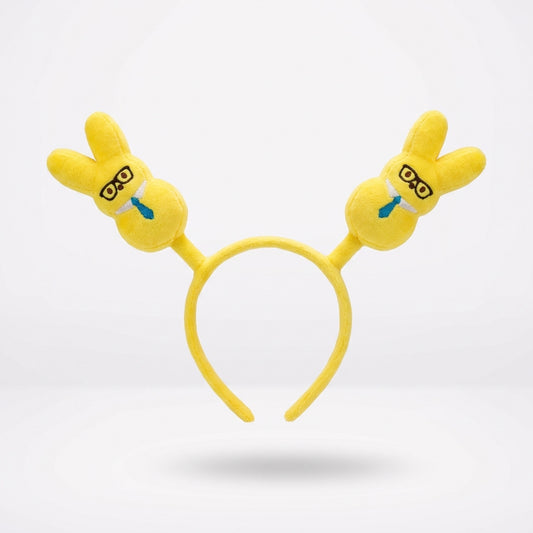 Peeps Plush Bunny Headband Yellow, 9.5 in x 11 in