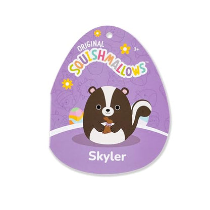 Squishmallows Original 12in Skyler The Skunk Holding Chocolate Bunny – Official Jazwares Plush (Medium-Sized)