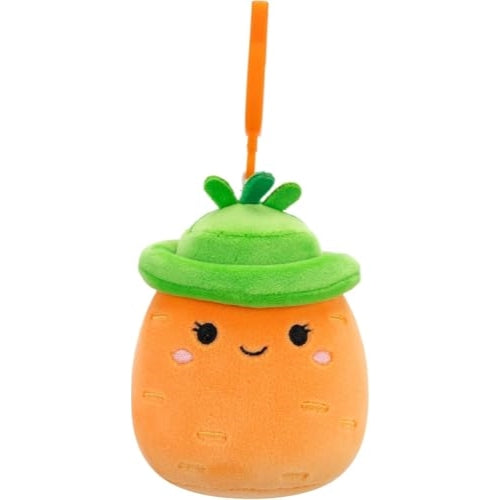 Squishmallows 4" Easter Clip-On Caroleena The Carrot
