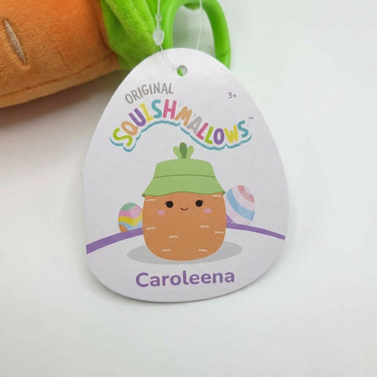 Squishmallows 4" Easter Clip-On Caroleena The Carrot