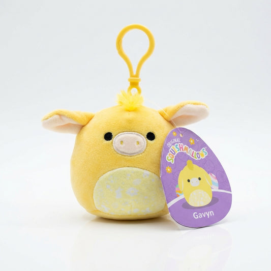 Squishmallows Gavyn The Donkey, 3.5 Inch Clip Plush Toy