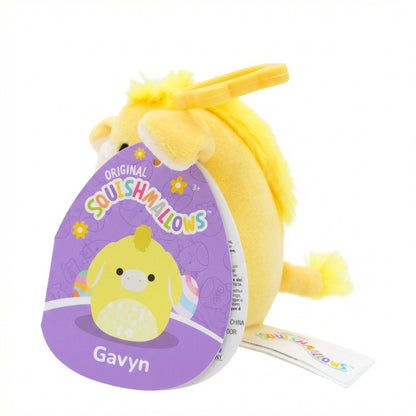 Squishmallows Gavyn The Donkey, 3.5 Inch Clip Plush Toy