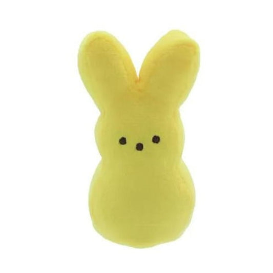 Peeps 4" Plush Bunny Palm Pet - Makes Boing Boing Boing Sounds in Your Palm Yellow