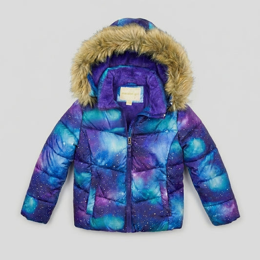 Madden Girl Girl's Hooded Insulated Puffer Jacket  Size 6