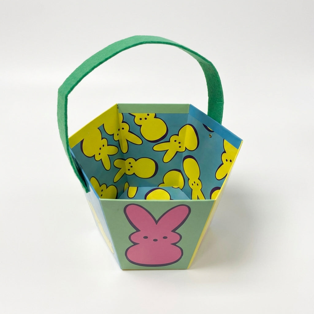 Peeps Easter Paperboard Bucket with Handle