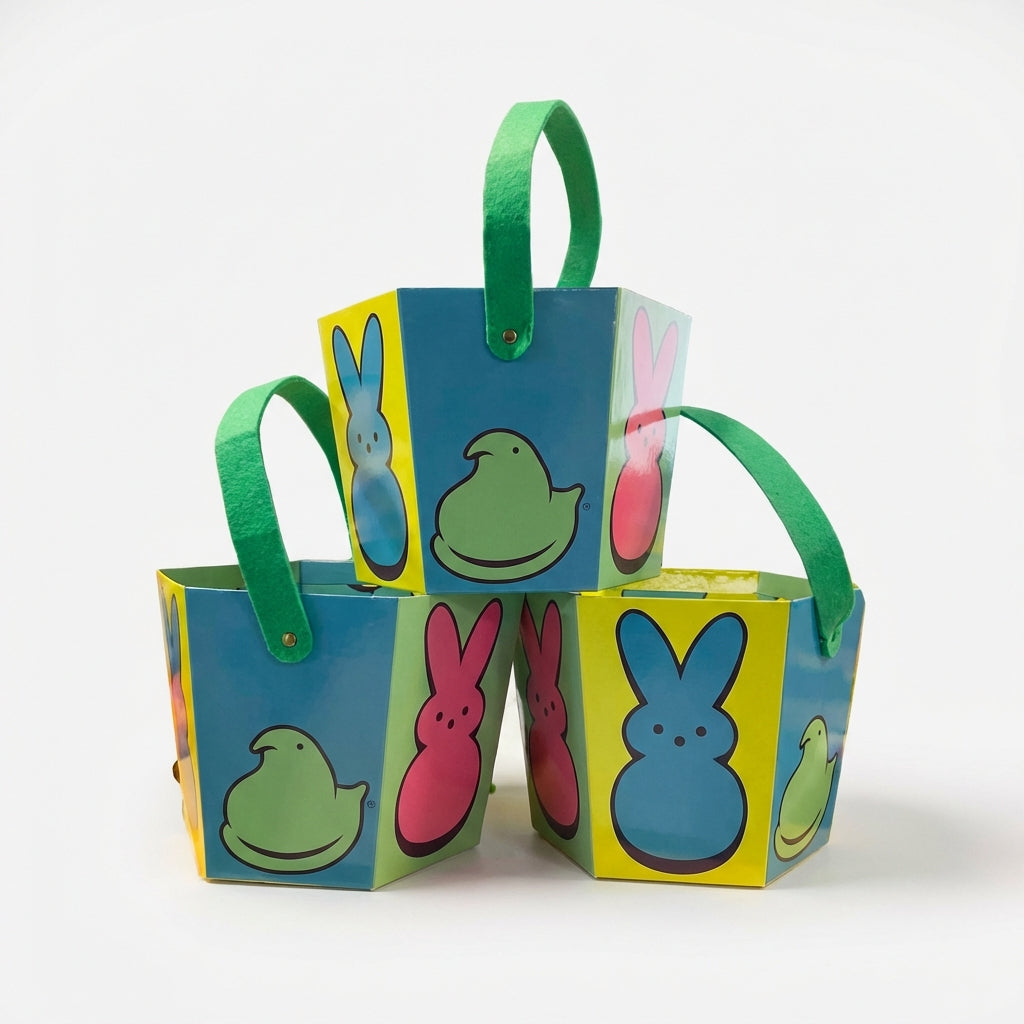 Peeps Easter Paperboard Bucket with Handle